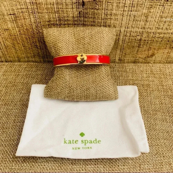 Kate Spade Heart Enamel Bangle